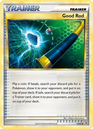 Good Rod (76/95) Reverse Holofoil [HGSS: Unleashed] Pokemon Single Pokémon