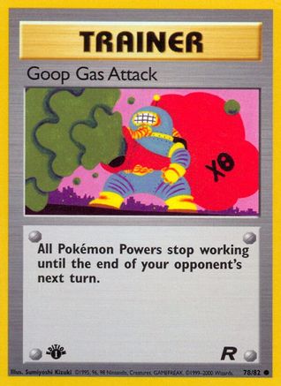 Goop Gas Attack (78/82) 1st Edition [Vintage: Team Rocket] Pokemon Single Pokémon