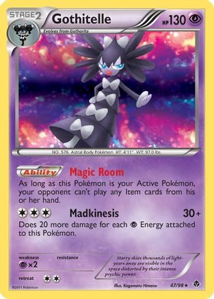 Gothitelle (47/98) Holofoil [BW: Emerging Powers] Pokemon Single Pokémon