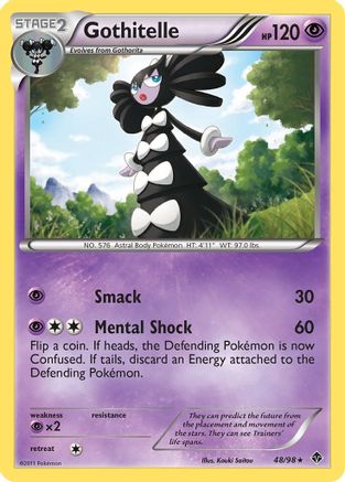 Gothitelle (48) (/98) Reverse Holofoil [BW: Emerging Powers] Pokemon Single Pokémon