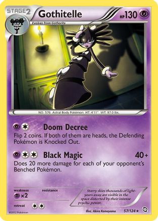 Gothitelle (/124) Reverse Holofoil [BW: Dragons Exalted] Pokemon Single Pokémon