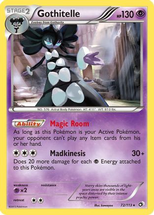 Gothitelle (72/113) Holofoil [BW: Legendary Treasures] Pokemon Single Pokémon