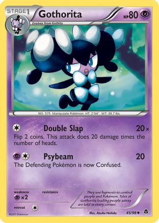 Gothorita (45) (/98) Reverse Holofoil [BW: Emerging Powers] Pokemon Single Pokémon