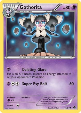 Gothorita (46) (/98) Reverse Holofoil [BW: Emerging Powers] Pokemon Single Pokémon