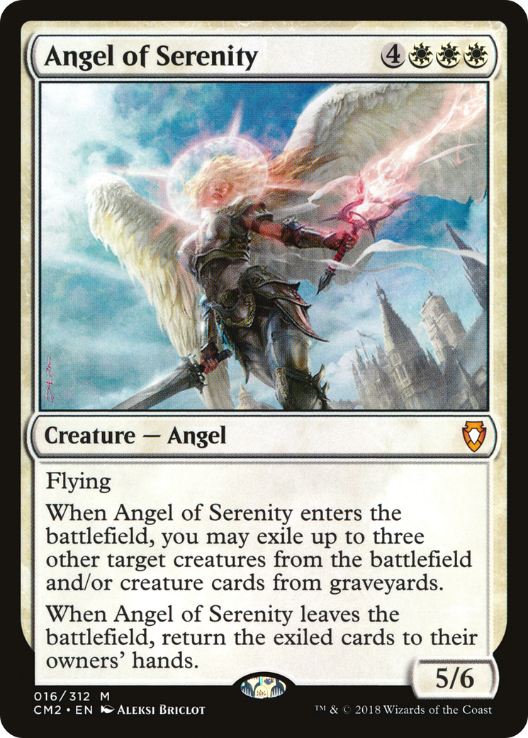 Angel of Serenity (CM2-016) [Commander Anthology Volume II] MTG Single Wizards of the Coast