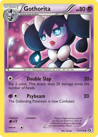 Gothorita (71/113) Reverse Holofoil [BW: Legendary Treasures] Pokemon Single Pokémon