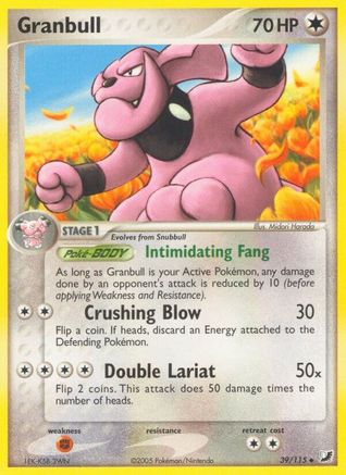Granbull (/115) Reverse Holofoil [EX: Unseen Forces] Pokemon Single Pokémon