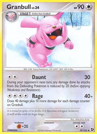 Granbull (/106) [DP: Great Encounters] Pokemon Single Pokémon