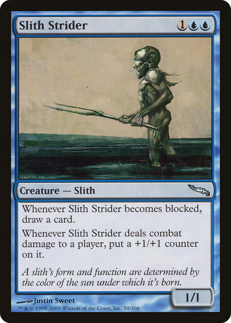 Slith Strider (MRD-050) [Mirrodin] Foil MTG Single Wizards of the Coast