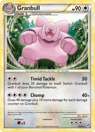 Granbull (/95) [HGSS: Call of Legends] Pokemon Single Pokémon