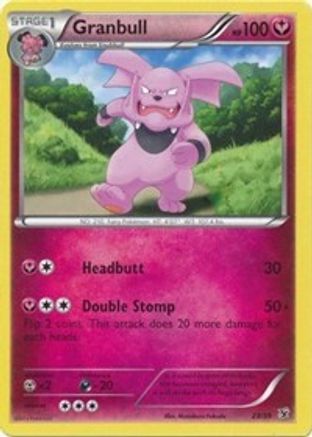 Granbull 23/39 [XY: Kalos Starter Set] Pokemon Single Pokémon