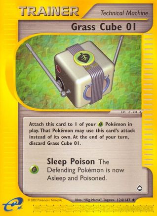 Grass Cube 01 (/147) Reverse Holofoil [Vintage: Aquapolis] Pokemon Single Pokémon