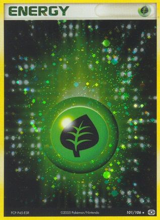 Grass Energy (101/106) Holofoil [EX: Emerald] Pokemon Single Pokémon