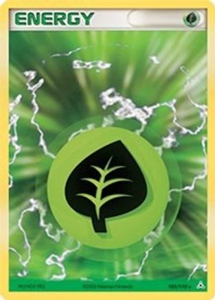 Grass Energy (105/110) - [EX: Holon Phantoms] Holofoil Pokemon Single Pokémon