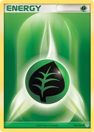 Grass Energy 123/130 [DP: Base Set] Pokemon Single Pokémon