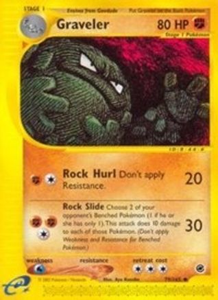 Graveler (/165) Reverse Holofoil [Vintage: Expedition] Pokemon Single Pokémon