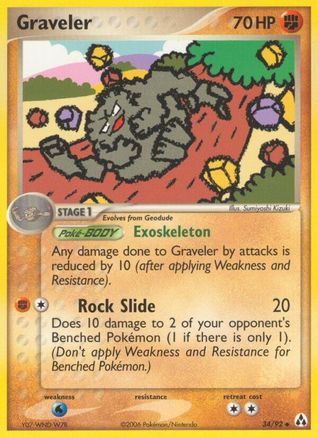 Graveler (/92) Reverse Holofoil [EX: Legend Maker] Pokemon Single Pokémon