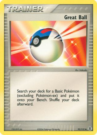 Great Ball (/112) Reverse Holofoil [EX: FireRed & LeafGreen] Pokemon Single Pokémon
