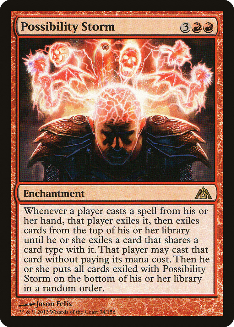 Possibility Storm (DGM-034) [Dragon's Maze] MTG Single Wizards of the Coast