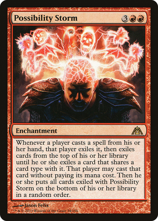 Possibility Storm (DGM-034) [Dragon's Maze] MTG Single Wizards of the Coast
