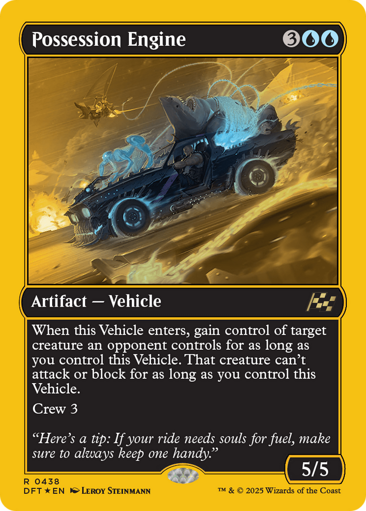 Possession Engine (First-Place Foil) (DFT-438) [Aetherdrift] Foil MTG Single Wizards of the Coast