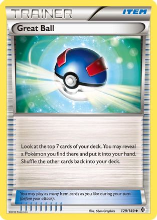 Great Ball (/149) Reverse Holofoil [BW: Boundaries Crossed] Pokemon Single Pokémon