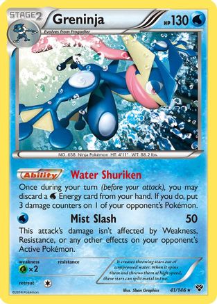 Greninja (41/146) Holofoil [XY: Base Set] Pokemon Single Pokémon