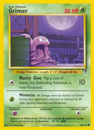 Grimer (/110) Reverse Holofoil [Vintage: Legendary Collection] Pokemon Single Pokémon