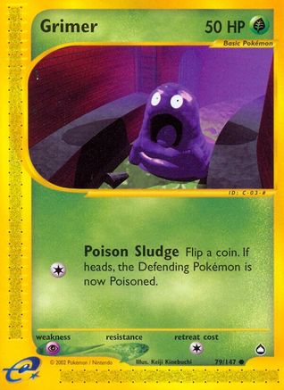 Grimer (79/147) Reverse Holofoil [Vintage: Aquapolis] Pokemon Single Pokémon