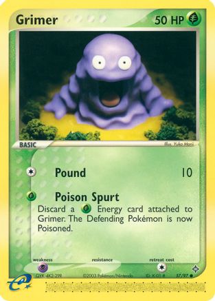 Grimer (57/97) [EX: Dragon] Pokemon Single Pokémon