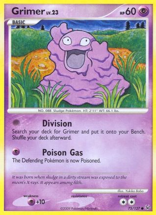 Grimer (/127) Reverse Holofoil [Platinum: Base set] Pokemon Single Pokémon