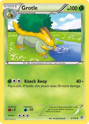 Grotle (/135) Reverse Holofoil [BW: Plasma Storm] Pokemon Single Pokémon