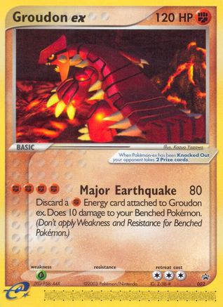 Groudon ex - 002 (Nintendo Power Magazine) (/40) Holofoil [Promos: Nintendo Promos] Pokemon Single Pokémon