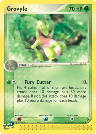 Grovyle (/97) Reverse Holofoil [EX: Dragon] Pokemon Single Pokémon