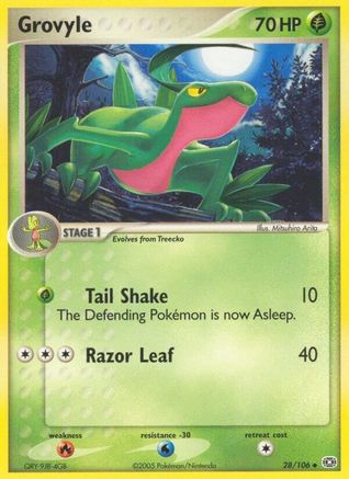 Grovyle (/106) [EX: Emerald] Pokemon Single Pokémon