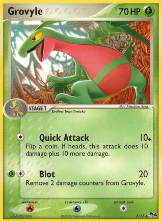 Grovyle 007/017 [Promos: POP Series 4] Pokemon Single Pokémon