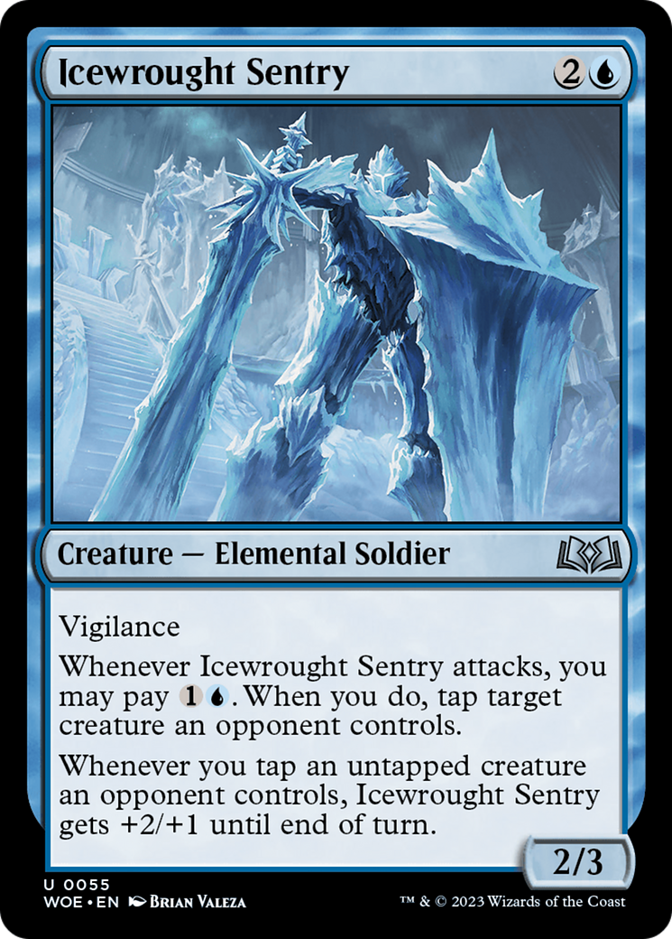 Icewrought Sentry (WOE-055) [Wilds of Eldraine] MTG Single Wizards of the Coast