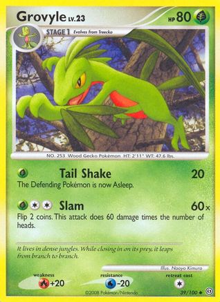 Grovyle (/100) Reverse Holofoil [DP: Stormfront] Pokemon Single Pokémon