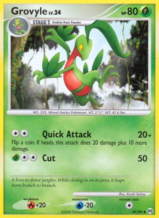 Grovyle (39/99) [Platinum: Arceus] Pokemon Single Pokémon