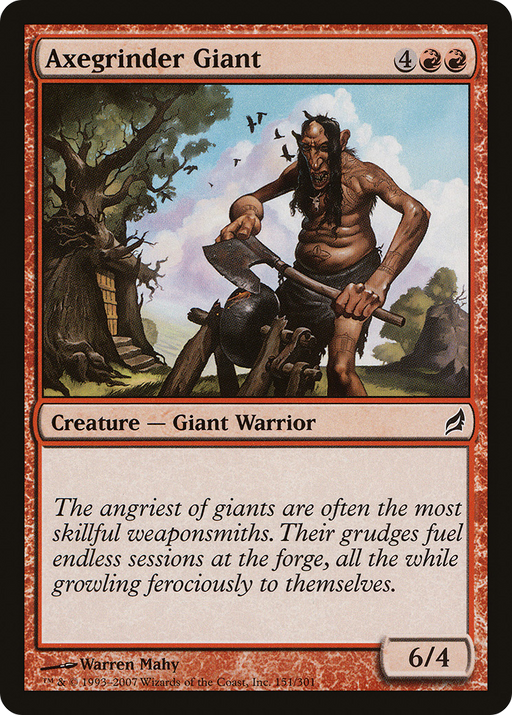 Axegrinder Giant (LRW-151) [Lorwyn] MTG Single Wizards of the Coast