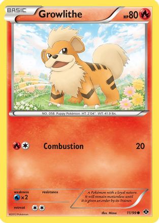 Growlithe (11/99) [BW: Next Destinies] Pokemon Single Pokémon