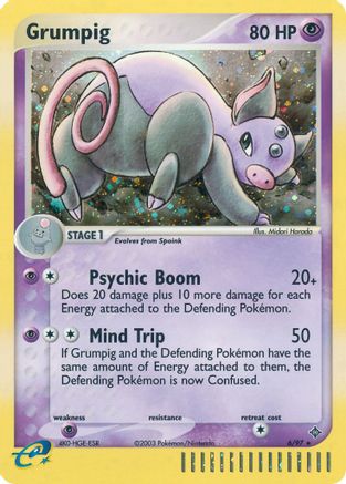 Grumpig (/97) Holofoil [EX: Dragon] Pokemon Single Pokémon
