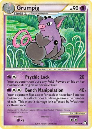 Grumpig (/102) [HGSS: Triumphant] Pokemon Single Pokémon