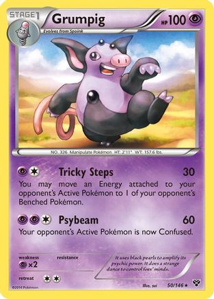 Grumpig (/146) Reverse Holofoil [XY: Base Set] Pokemon Single Pokémon