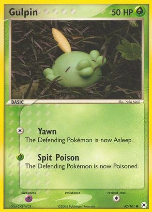 Gulpin (62/101) Reverse Holofoil [EX: Hidden Legends] Pokemon Single Pokémon