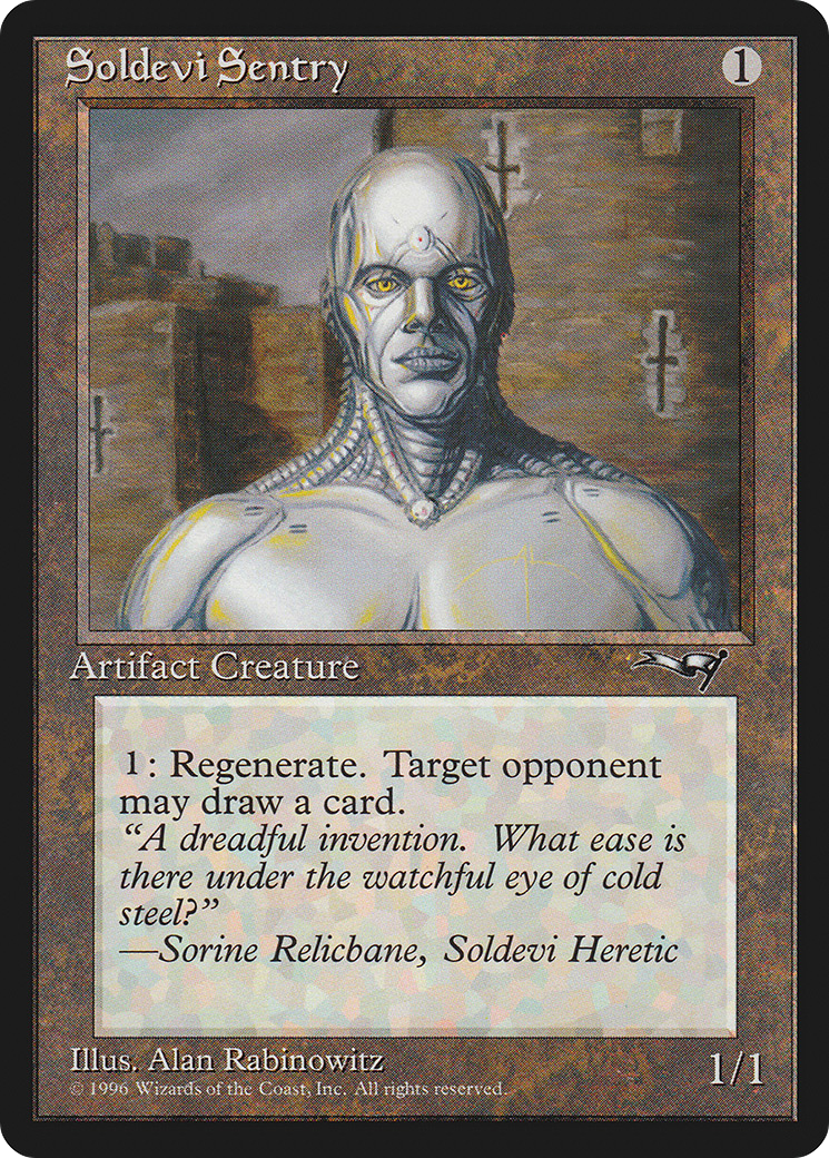 Soldevi Sentry (ALL-132A) [Alliances] MTG Single Wizards of the Coast