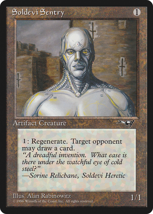 Soldevi Sentry (ALL-132A) [Alliances] MTG Single Wizards of the Coast