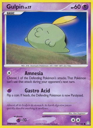 Gulpin (/146) Reverse Holofoil [DP: Legends Awakened] Pokemon Single Pokémon