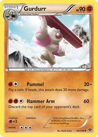 Gurdurr (/146) [XY: Base Set] Pokemon Single Pokémon