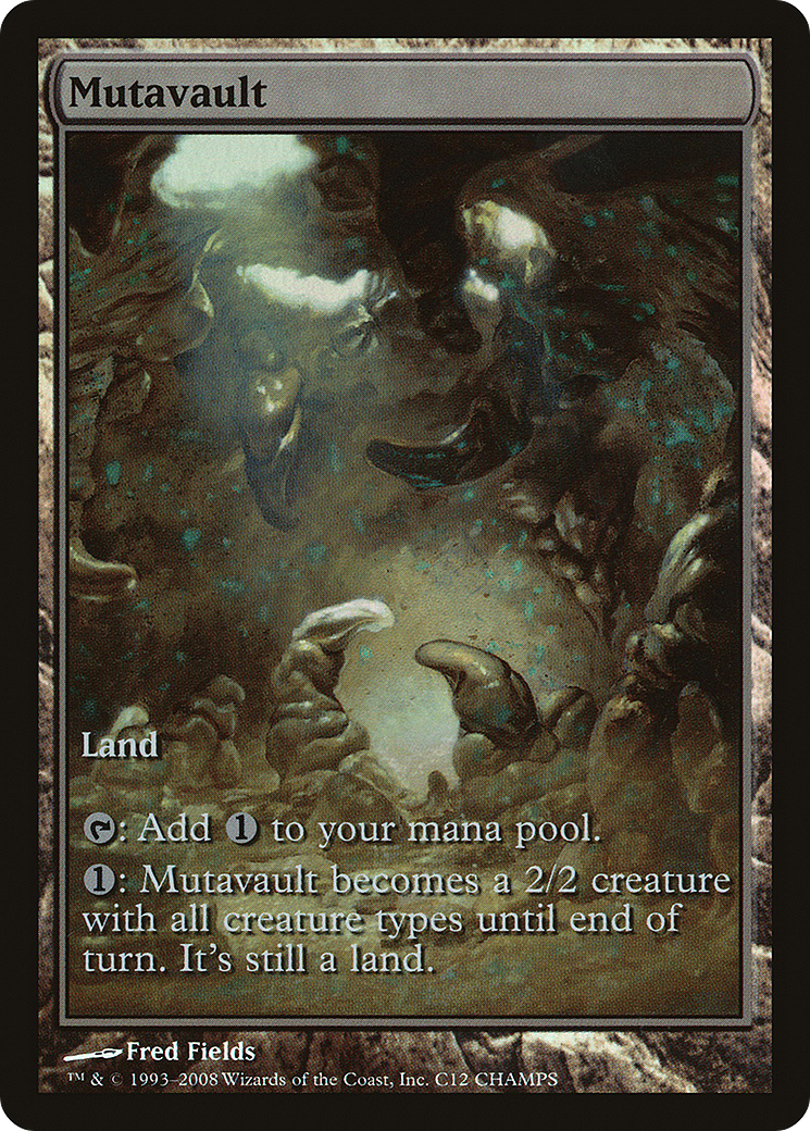 Mutavault (CHAMPS-012) [Misc] Champs and States Foil MTG Single Wizards of the Coast